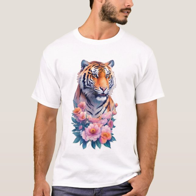 Flower Tiger T-Shirt (Front)