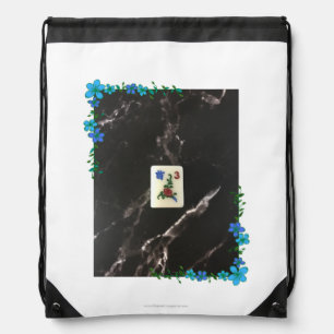 Flower tile mahjong bag