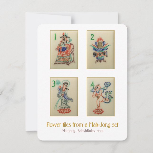 Flower Tiles – Explanatory card (Front)