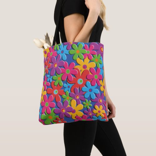 flower tote bag