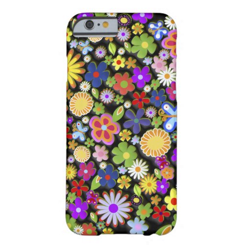 Flower Tree Cute Girly Retro Vector Barely There iPhone 6 Case