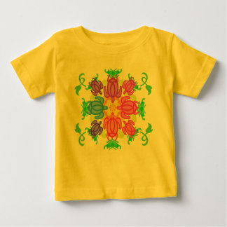 Flower Turtles Baby T-Shirt