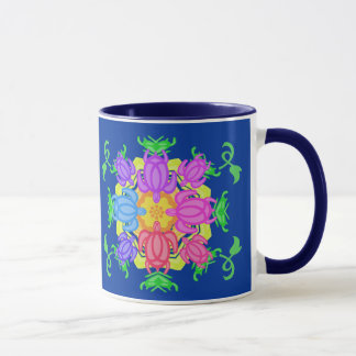 Flower Turtles Mug