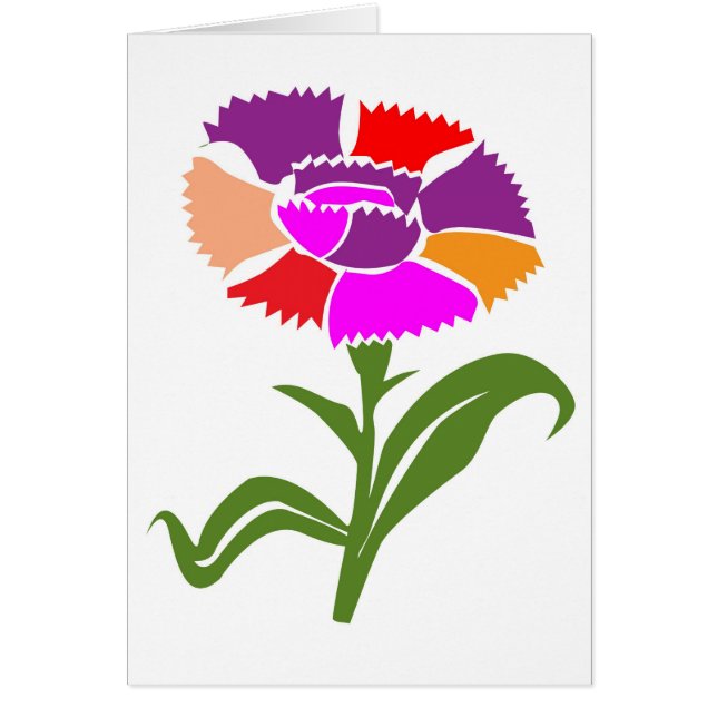 FLOWER : Unusual  Color Scheme Cards (Front)