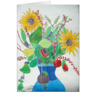 Flower Vase by Lauren Cards