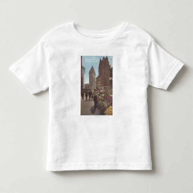 Flower Vendors, Kearny & Market Streets Toddler T-shirt (Front)