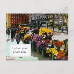 Flower Vendors Postcard