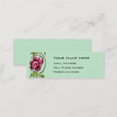 Flower Vine Skinny Profile Card (Front/Back)