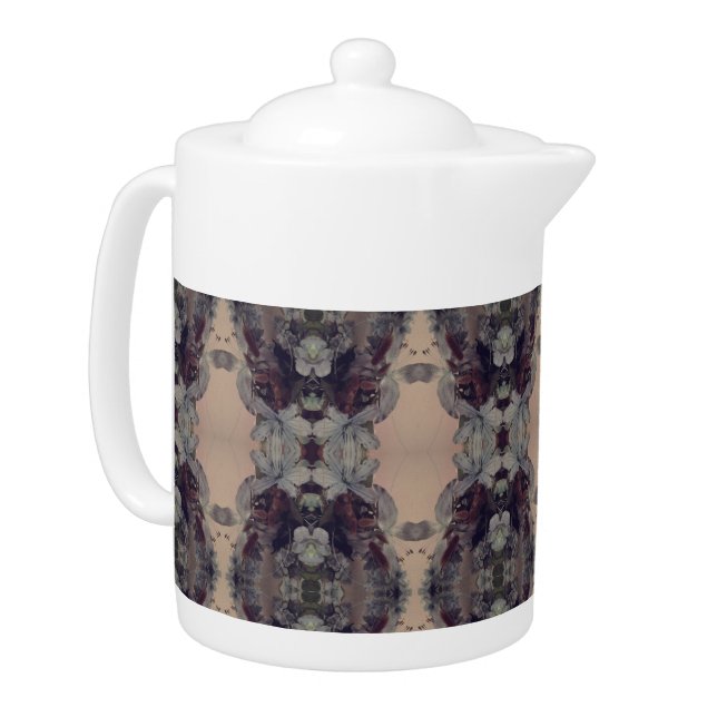 Flower Vintage Teapot (Left)