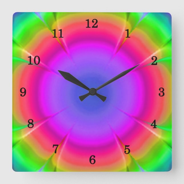 Flower Wall Clock (Front)
