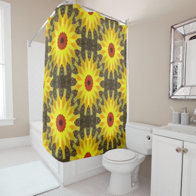Flower Watch...... Shower Curtain (In Situ)