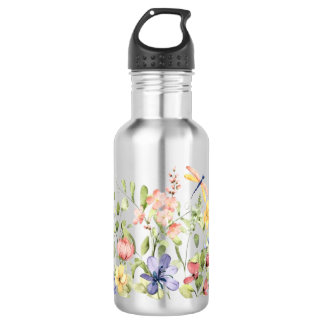 Flower Water Bottle