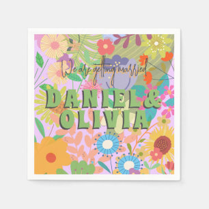 Flower Wedding Napkins