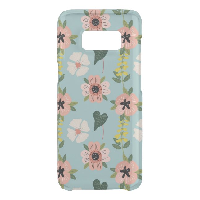 Flower White Pattern Floral Uncommon Samsung Galaxy Case (Back)