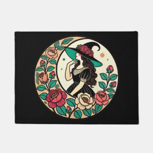 Flower Witch Doormat