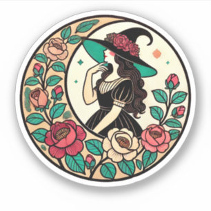 Flower Witch                                       Sticker