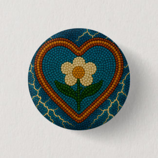 Flower with Beads and Thunder Button