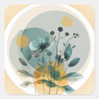 Flower with gentle touch Sticker