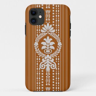 Flower with laurel wreath iPhone 11 case