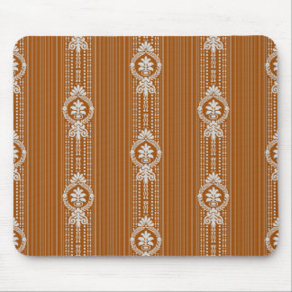 Flower with laurel wreath mouse pad