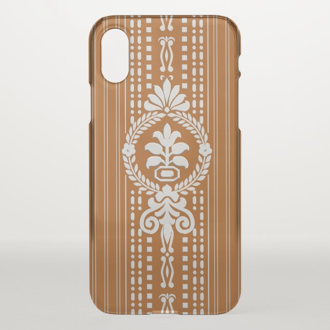 Flower with laurel wreath uncommon iPhone case (Back)