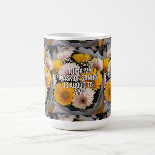 Flower with quote Mug (Center)