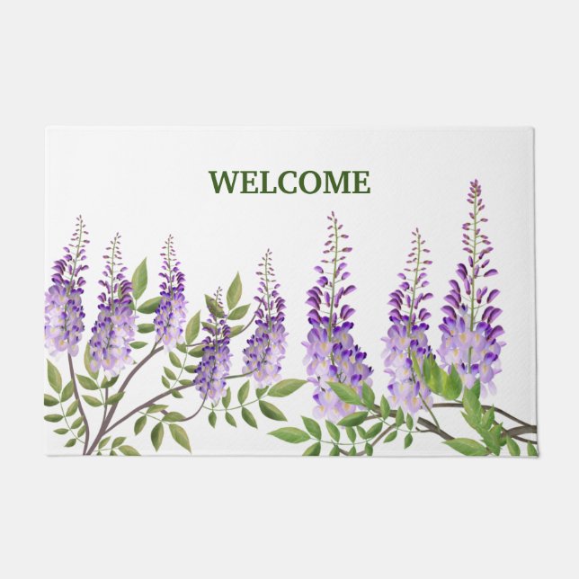 flower with text doormat (Front)