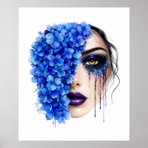 Flower Woman Poster