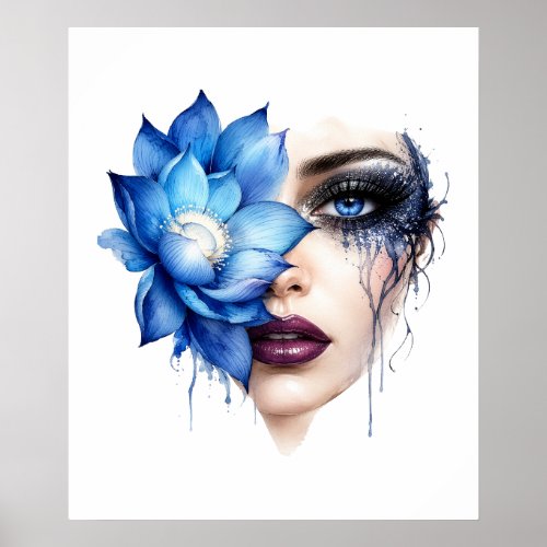 Flower Woman Poster