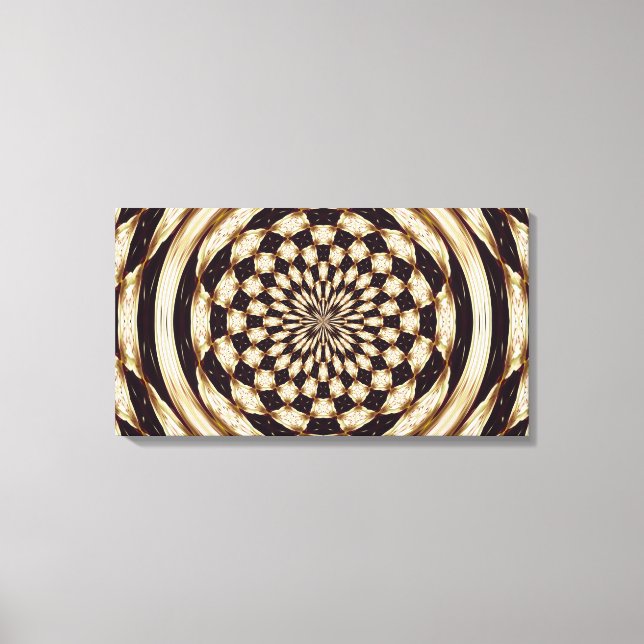 Flower Wrapped Canvas Print (Front)