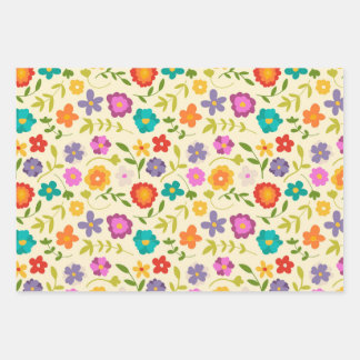 Flower Wrapping Paper Sheets