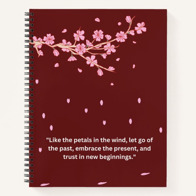 flower writing journal (Front)