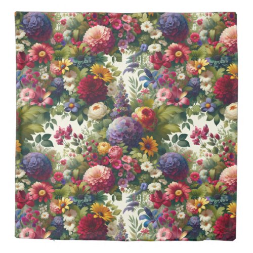 Flowered Duvet Cover