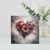 Flowered Heart (Standing Front)