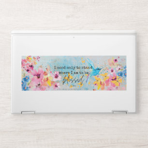 Flowered Laptop Skin