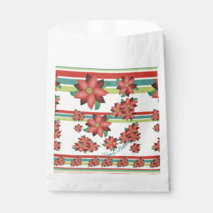 Flowered Paper Cookie Bag