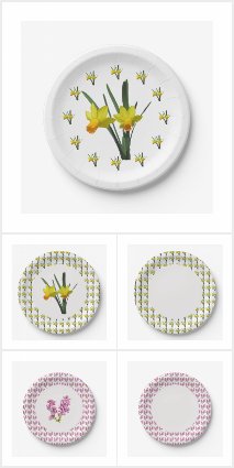 Flowered Plates