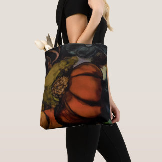 flowered tote bag