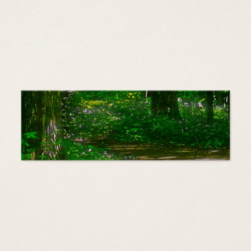 Flowered Trail Painting Business Card