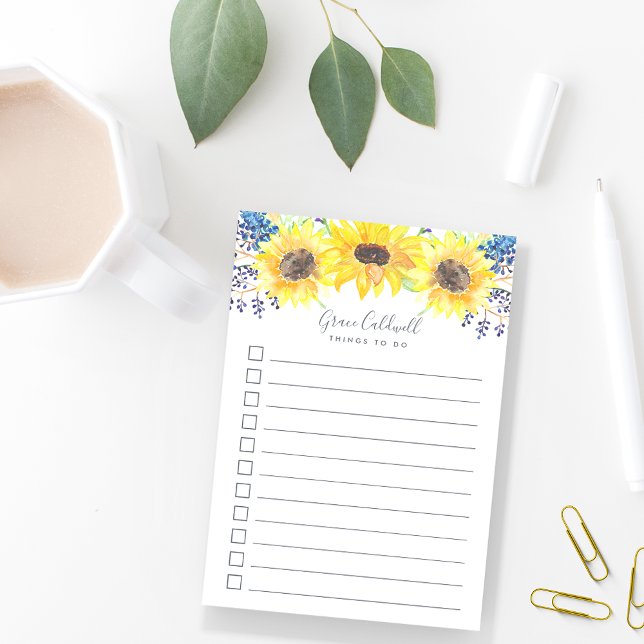 Flowerfields Personalized To-Do List Post-it Notes (Creator Uploaded)