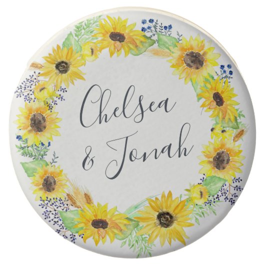 Flowerfields Personalized Wedding Chocolate Covered Oreo (Front)
