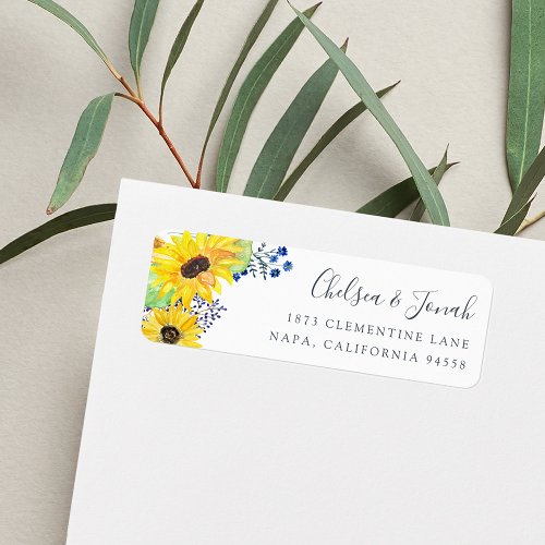 Flowerfields Return Address Label