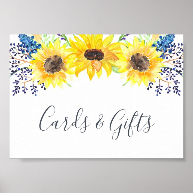 Flowerfields Wedding Cards & Gifts Sign (Front)