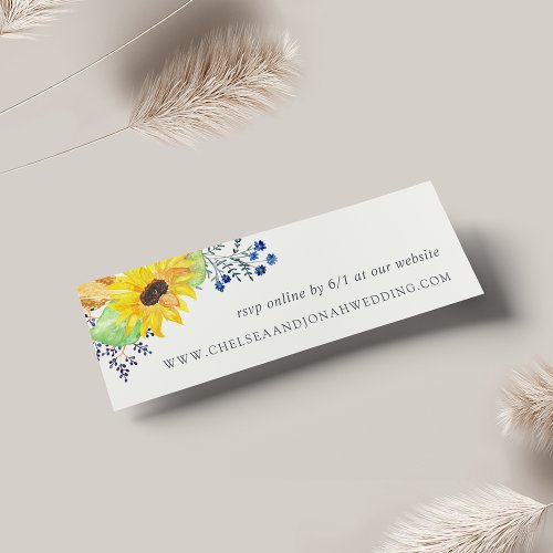 Flowerfields Wedding Website RSVP Cards