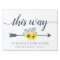 Flowerfields | Wedding Welcome Directional Sign