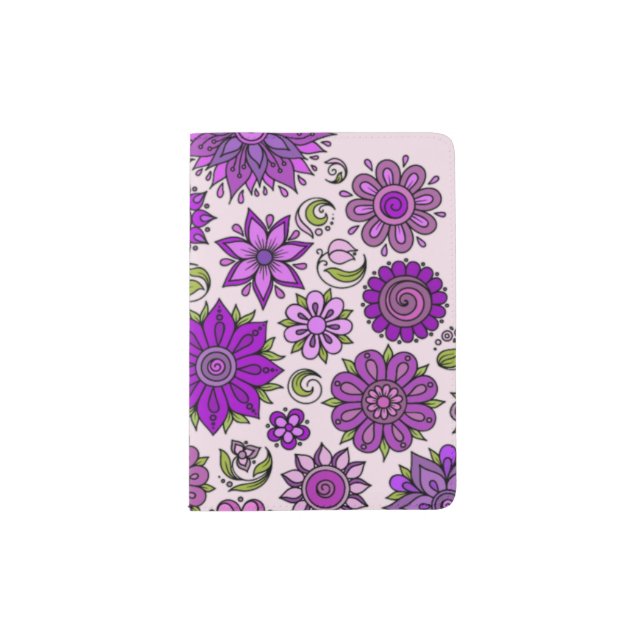 Flowerful Passport Holder (Front)