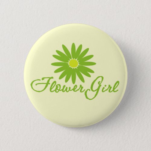 Flowergirl Daisy Button