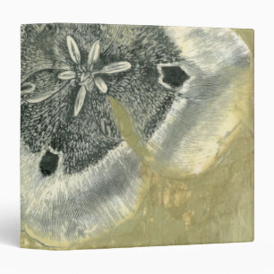 Flowerhead Abstract with Glazed Texture 3 Ring Binder