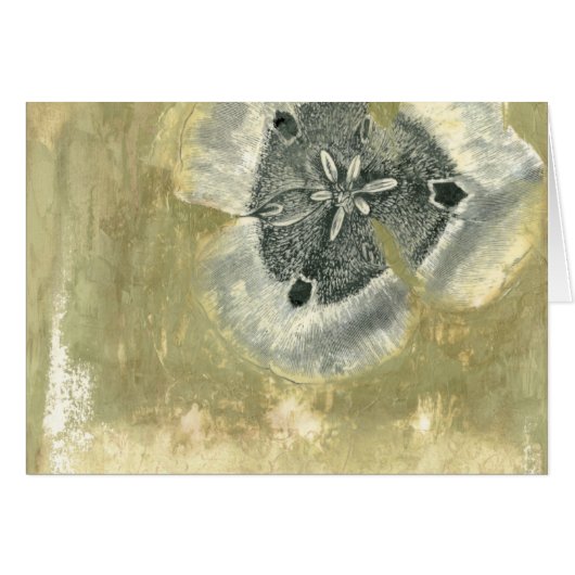 Flowerhead Abstract with Glazed Texture Cards (Front Horizontal)