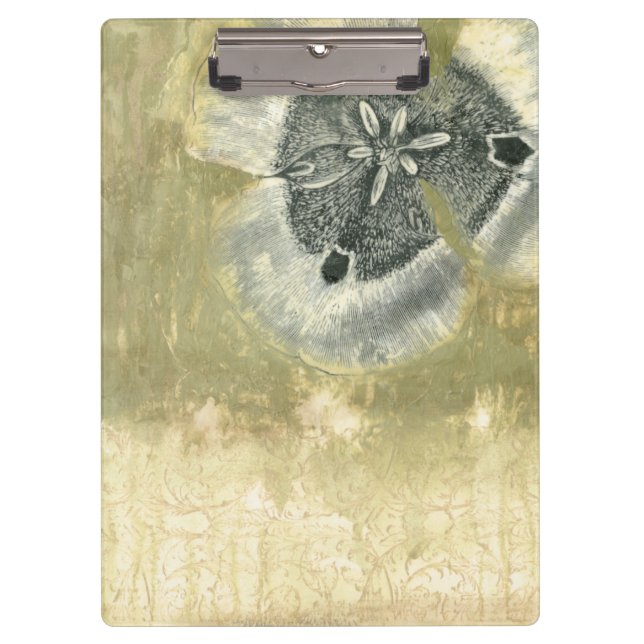 Flowerhead Abstract with Glazed Texture Clipboard (Front)